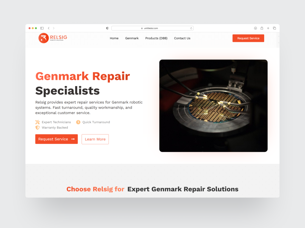 Portfolio mockup home