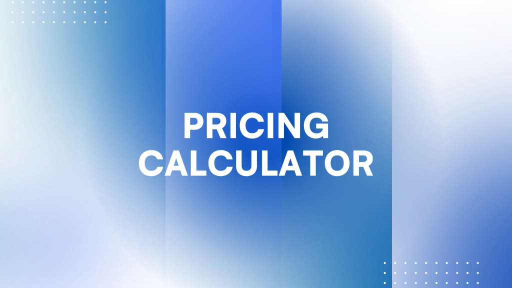 Pricing Calculator Immaculate Quotation