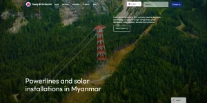 Custom EPC Myanmar website design