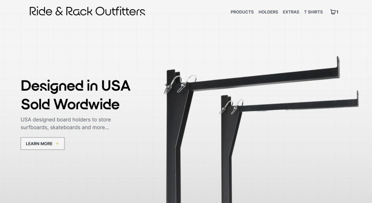 Hero section - Home page