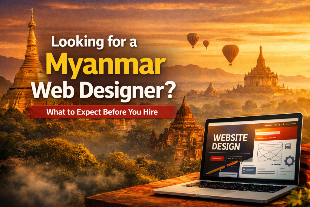 Looking for a Myanmar Web Designer