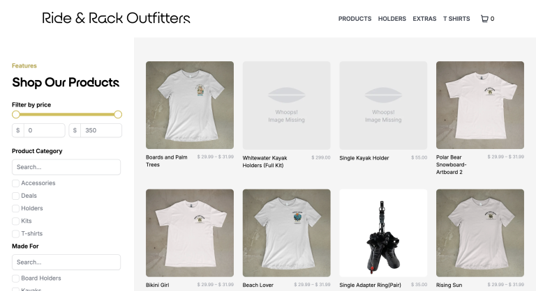 Product Grid - Shop page