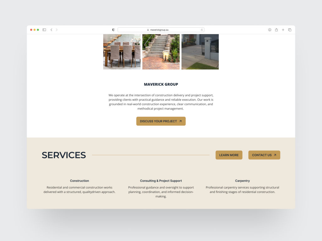 services mockup